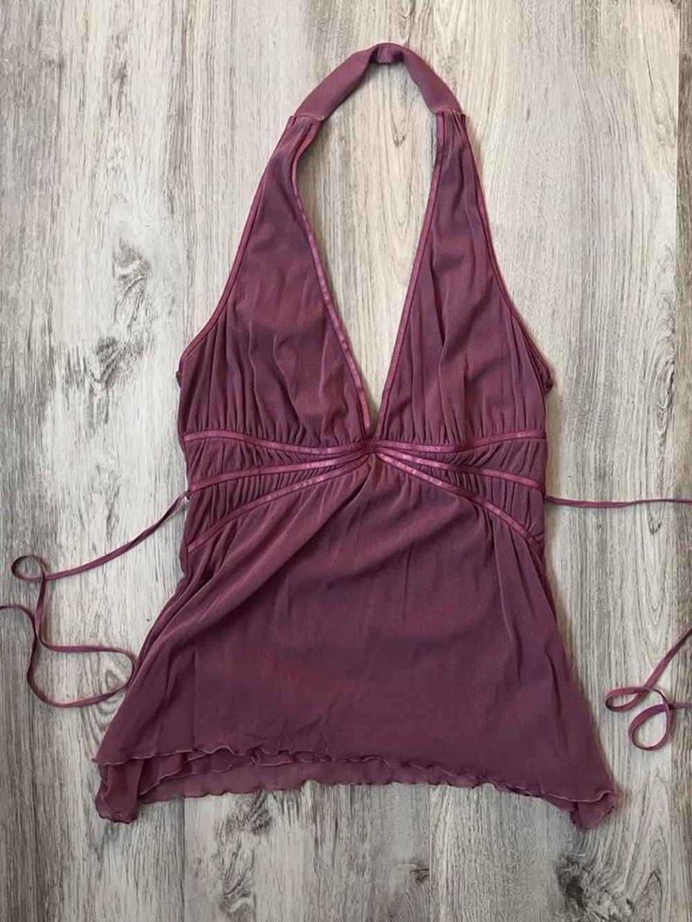 Women's Plum Halter top